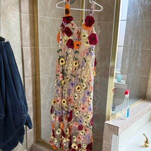 SHEIN Multicolor Floral Maxi Dress